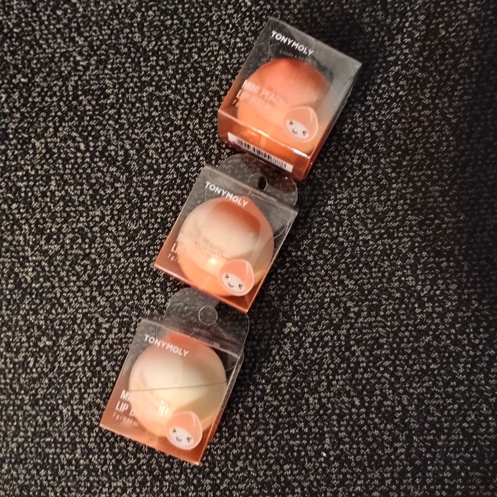 TONYMOLY Peach Lip Balm Set
